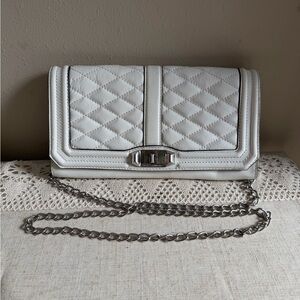 Rebecca Minkoff White
Leather Quilted Love
Collection Crossbody Bag
Purse